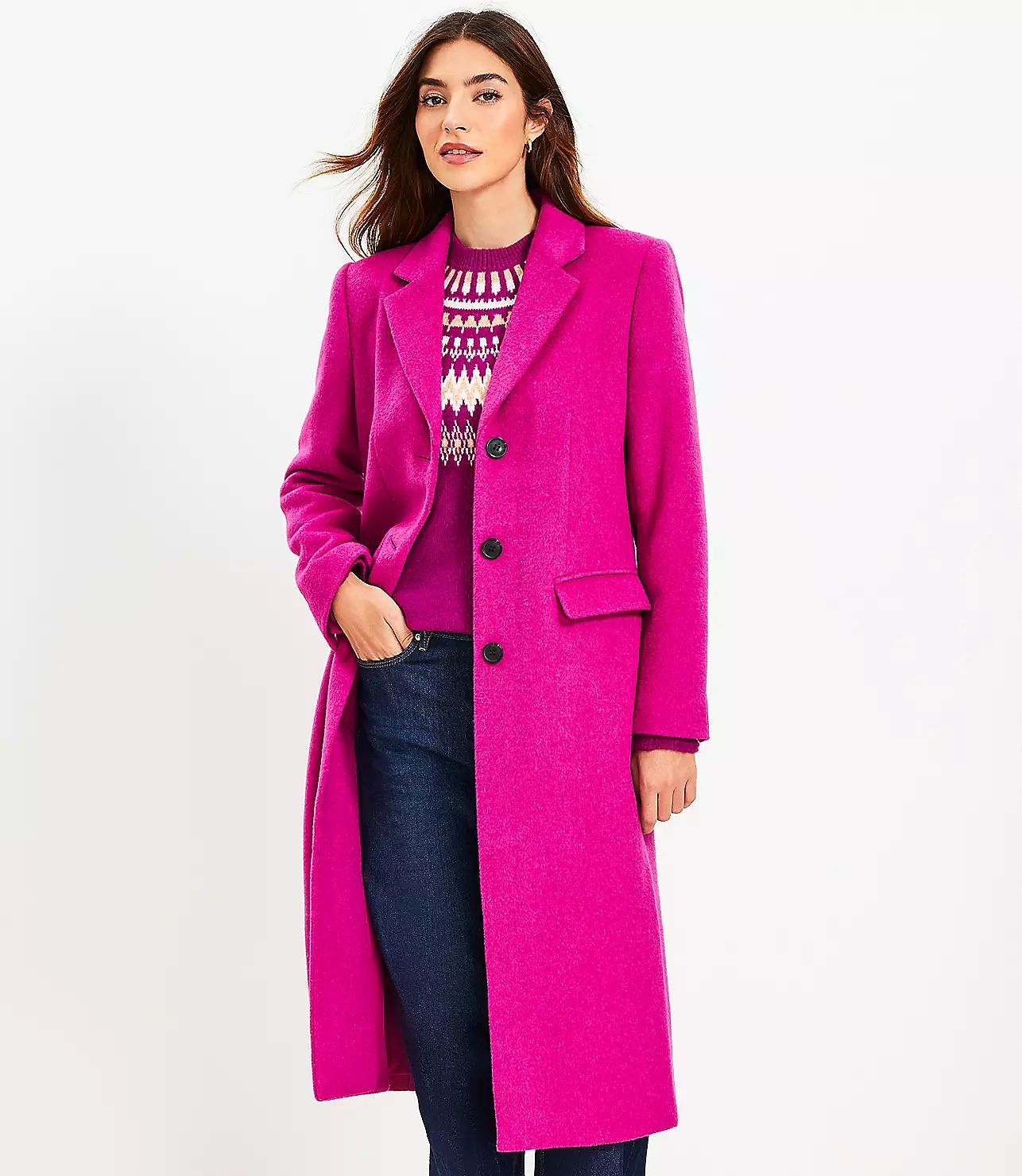 Petite Wool Blend Coat | LOFT