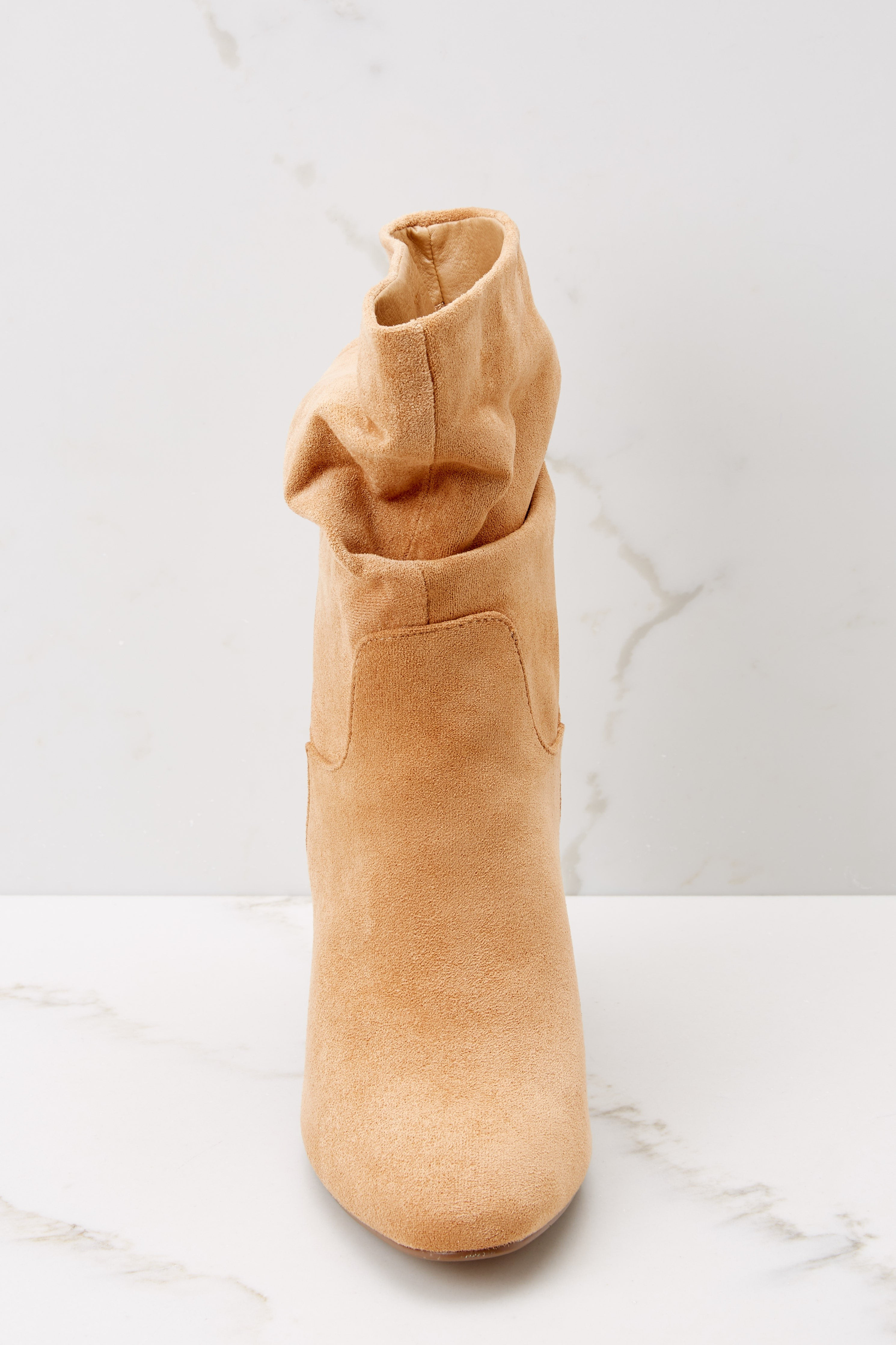 Make A Getaway Tan High Heel Boots | Red Dress 