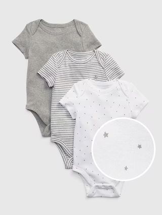 Baby First Favorite Short Sleeve Bodysuit (3-Pack) | Gap US