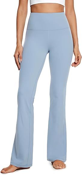 CRZ YOGA Womens Butterluxe High Waist Flare Pants 32 Inches - Wide Leg Bootcut Yoga Pants with Po... | Amazon (US)