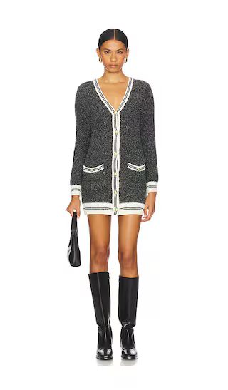 Marisole Cardigan in Black & White | Revolve Clothing (Global)