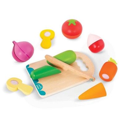 B. toys Wooden Toy Vegetables - Chop 'n' Play | Target