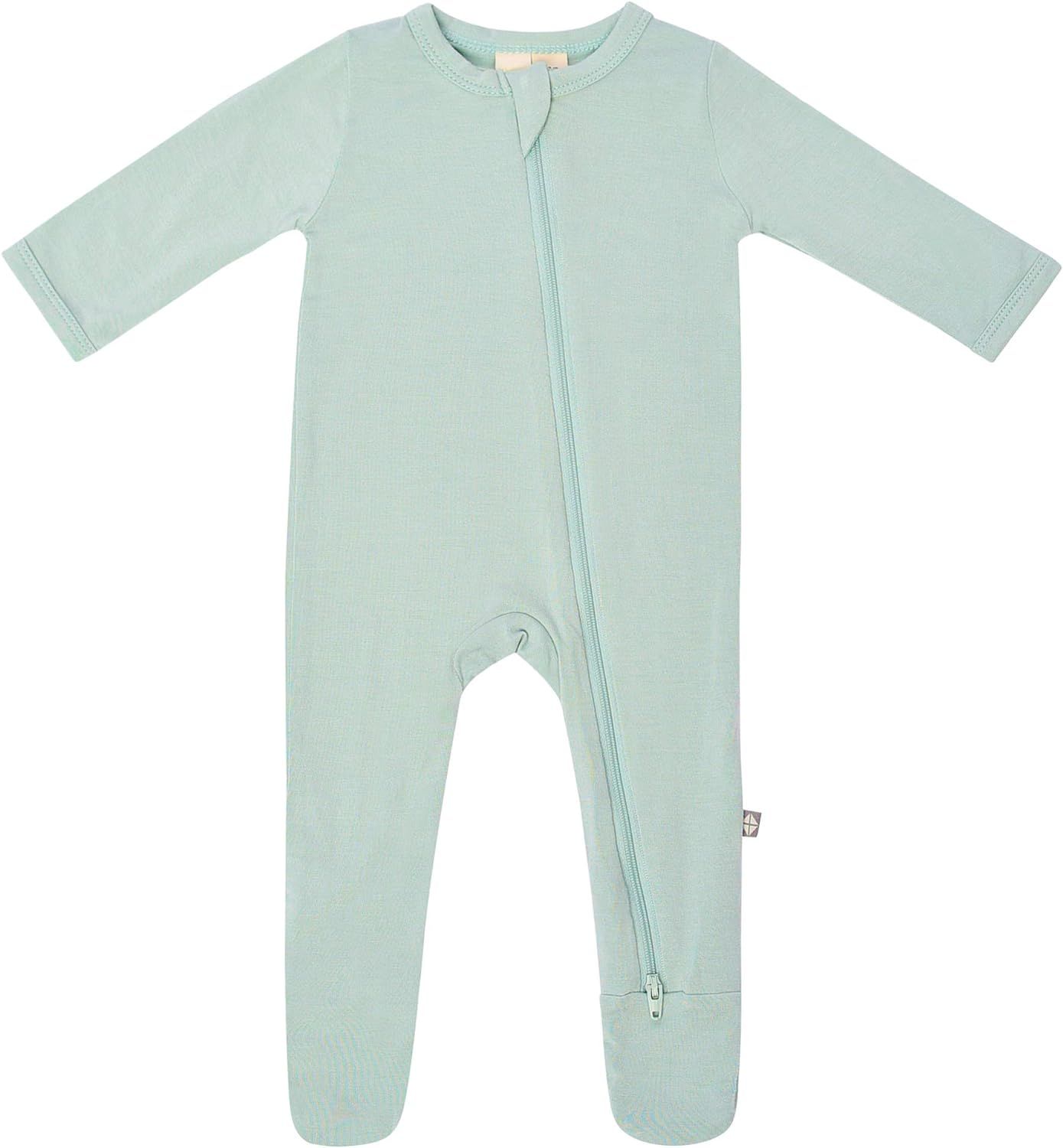 KYTE BABY Soft Bamboo Rayon Footies, Zipper Closure, 0-24 Months | Amazon (US)