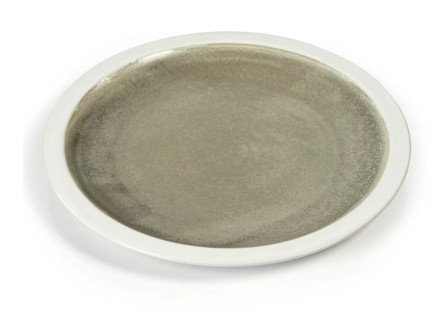 Nagano Stoneware Two-Tone Plate | House of Blum