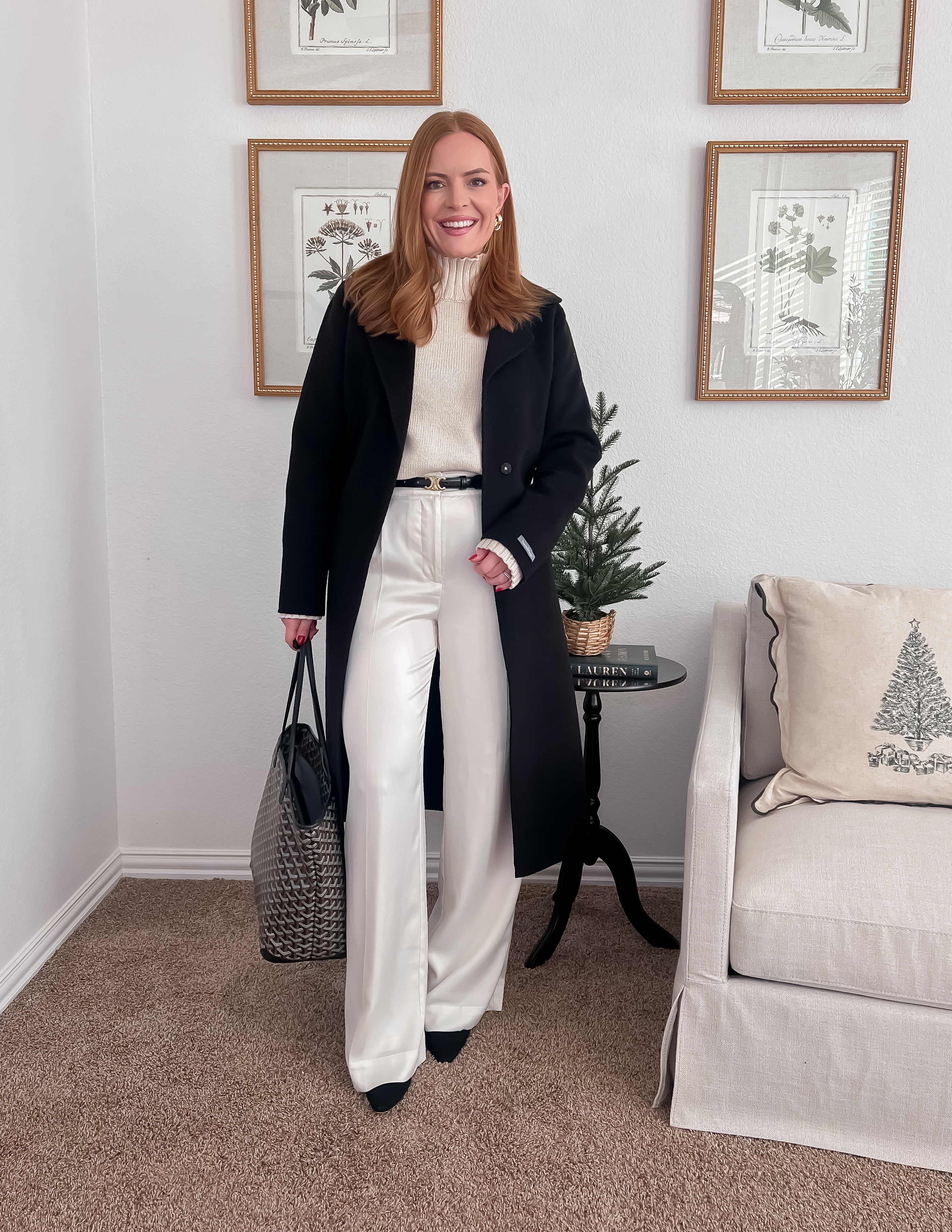 Winter work outfits | 
Winter whites are such a fresh take on a classic sweater + trousers look. I love the combination of black and white here. 😍

#LTKWorkwear #LTKStyleTip #LTKSeasonal