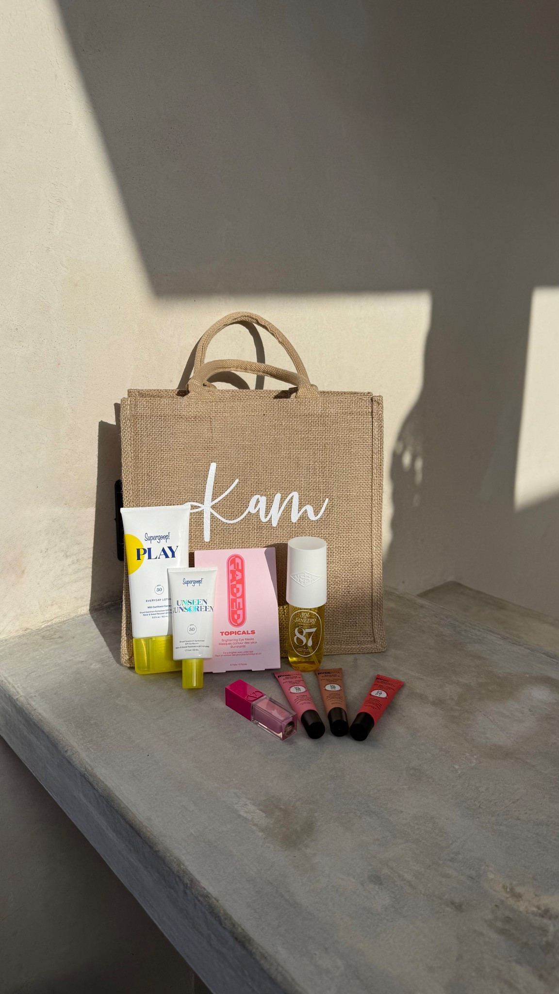 A peek inside the goodie bags from the bachelorette trip I was part of! These were such a cute touch. They were practical, fun, and perfect for a trip away with the girls. Great inspo if you’re planning or attending a trip soon! ✨

#LTKBeauty #LTKParties #LTKTravel