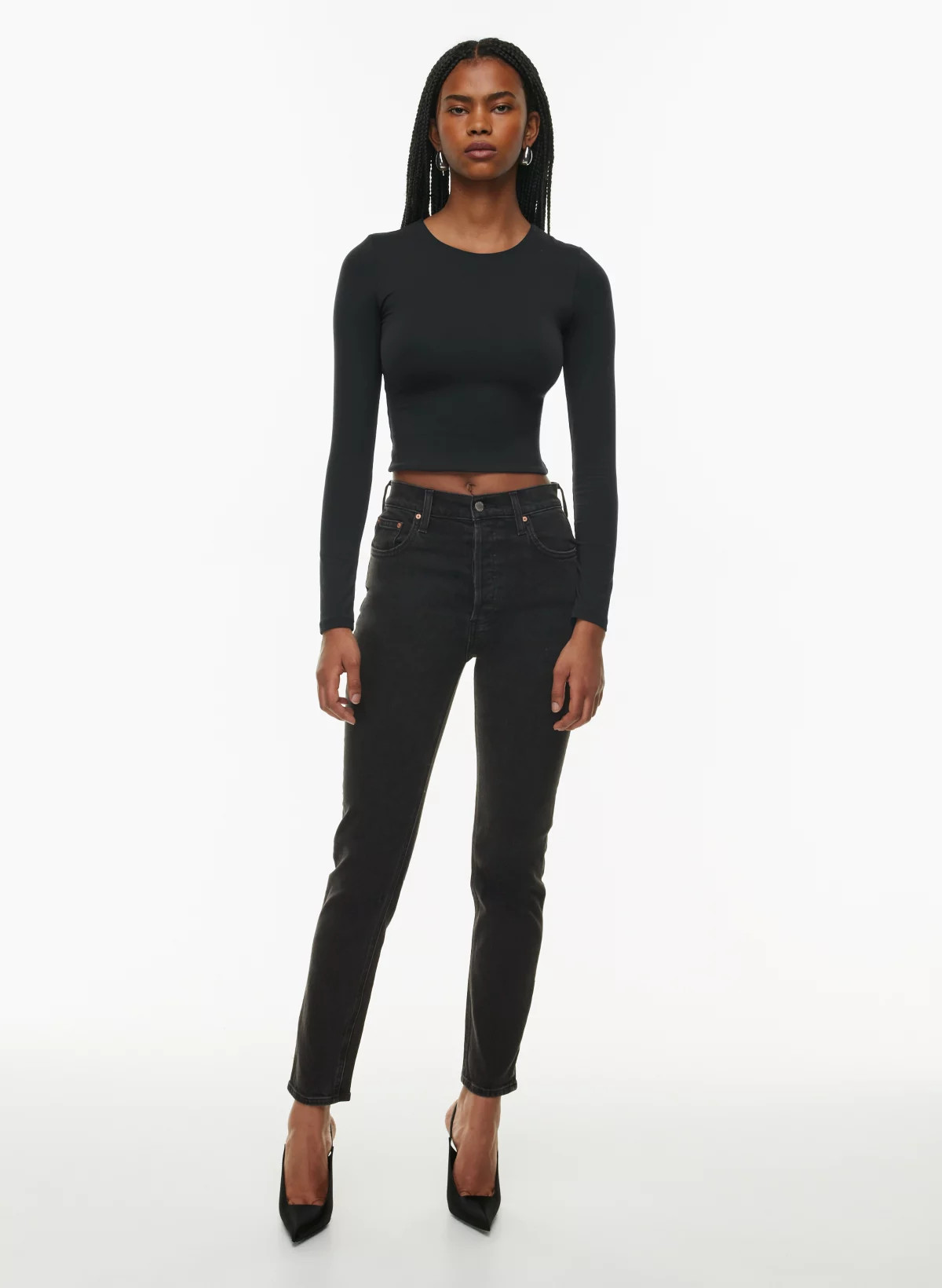 THE YOKO HIGH RISE SLIM | Aritzia