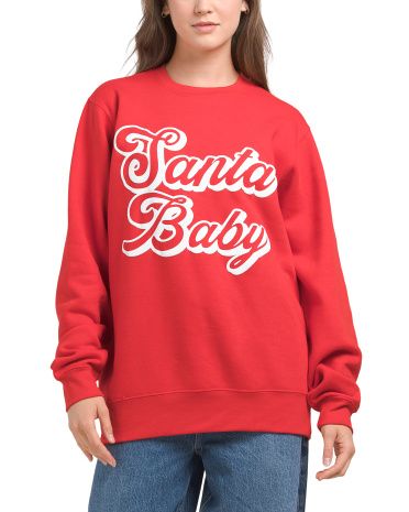 Santa Baby Sweatshirt | TJ Maxx