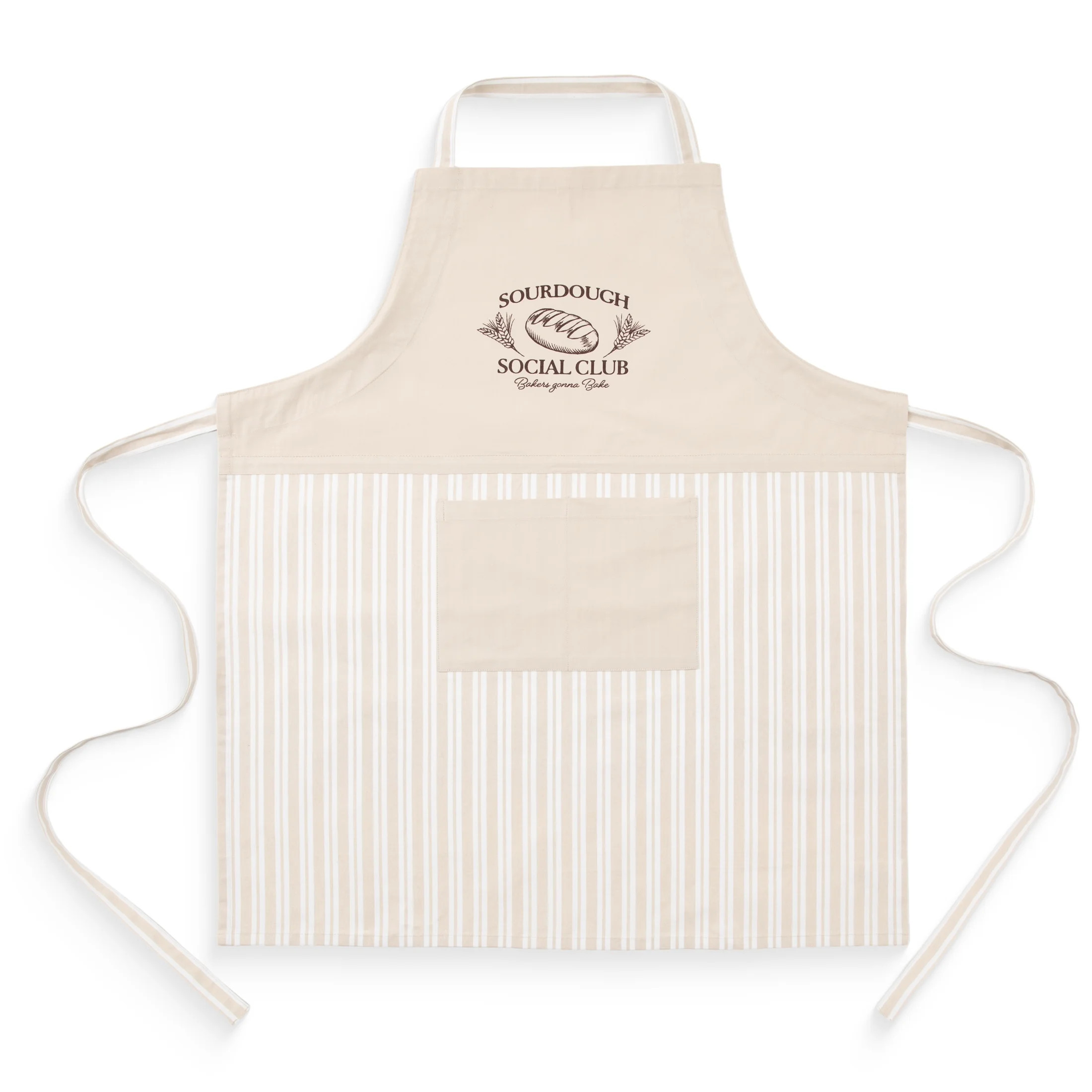 Mainstays Chef Kitchen Apron, 28" x 32" Cotton Apron with Pocket for Cooking, Baking, Gardening, ... | Walmart (US)