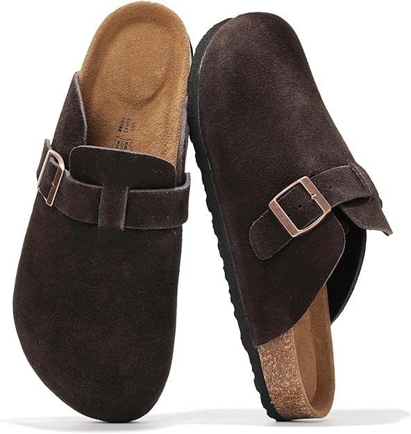 Project Cloud Mens Clogs - 100% Full Grain Genuine Leather Clogs for Men with Memory Foam Insole ... | Amazon (US)