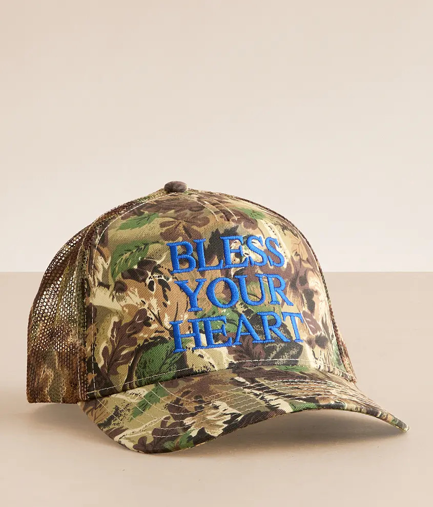 Bless Your Heart Camo Baseball Hat | Buckle