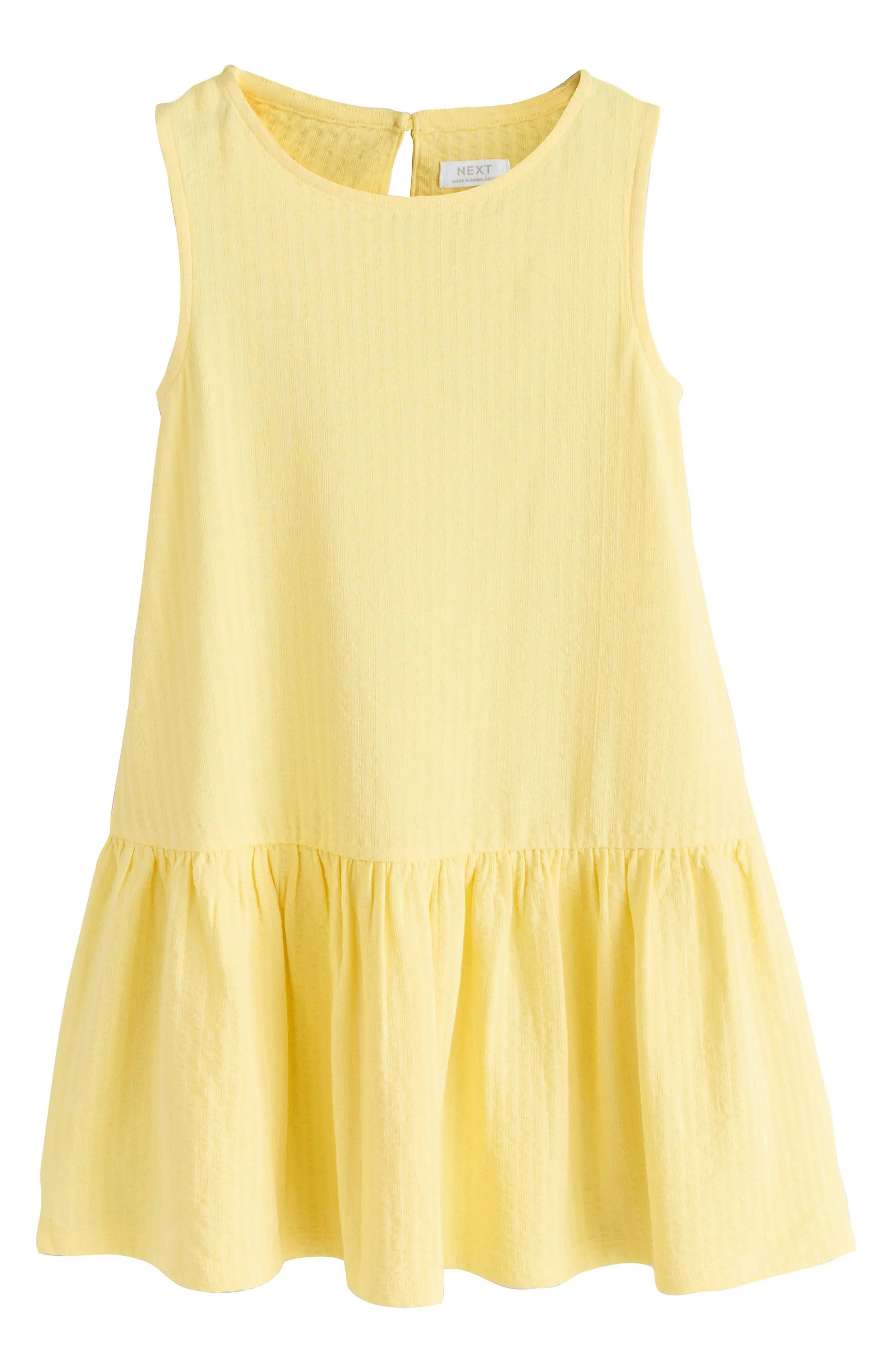 Kids' Sleeveless Cotton Jersey Drop Waist Sundress (Women) | Nordstrom | Nordstrom