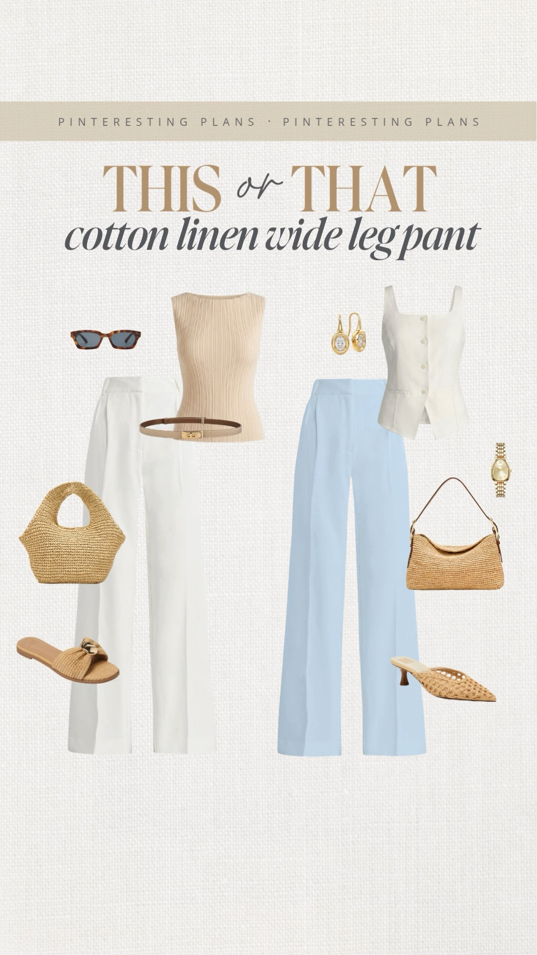 This or that cotton linen wide leg pant 🙌🏻🙌🏻

#LTKdayinmylife #LTKSeasonal #LTKTravel