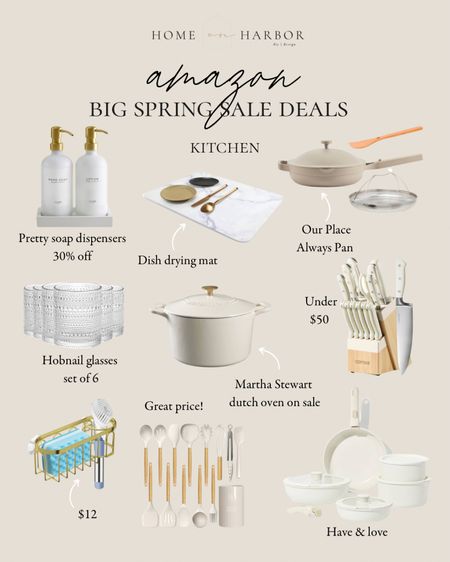 Amazon spring sale kitchen deals! Neutral finds, cooking essentials and little upgrades for your kitchen 

#LTKSeasonal #LTKhome #LTKsalealert