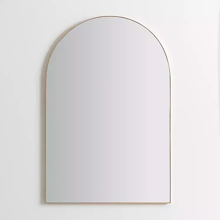 New! Gold Linear Arch Wall Mirror | Kirkland's Home
