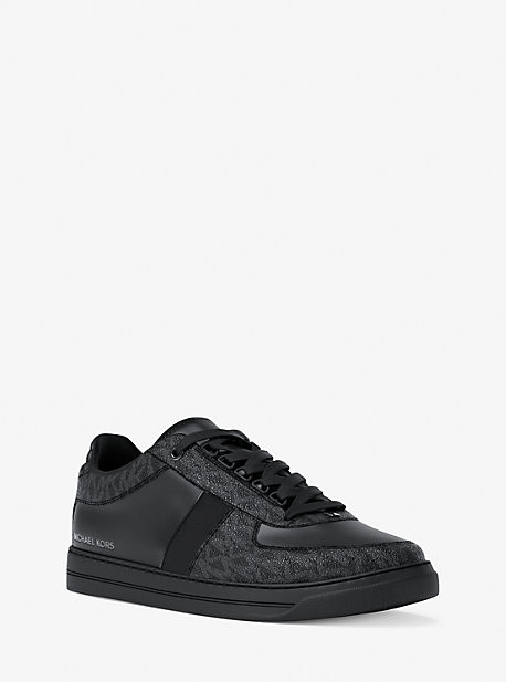 Brady Signature Logo and Leather Sneaker | Michael Kors US