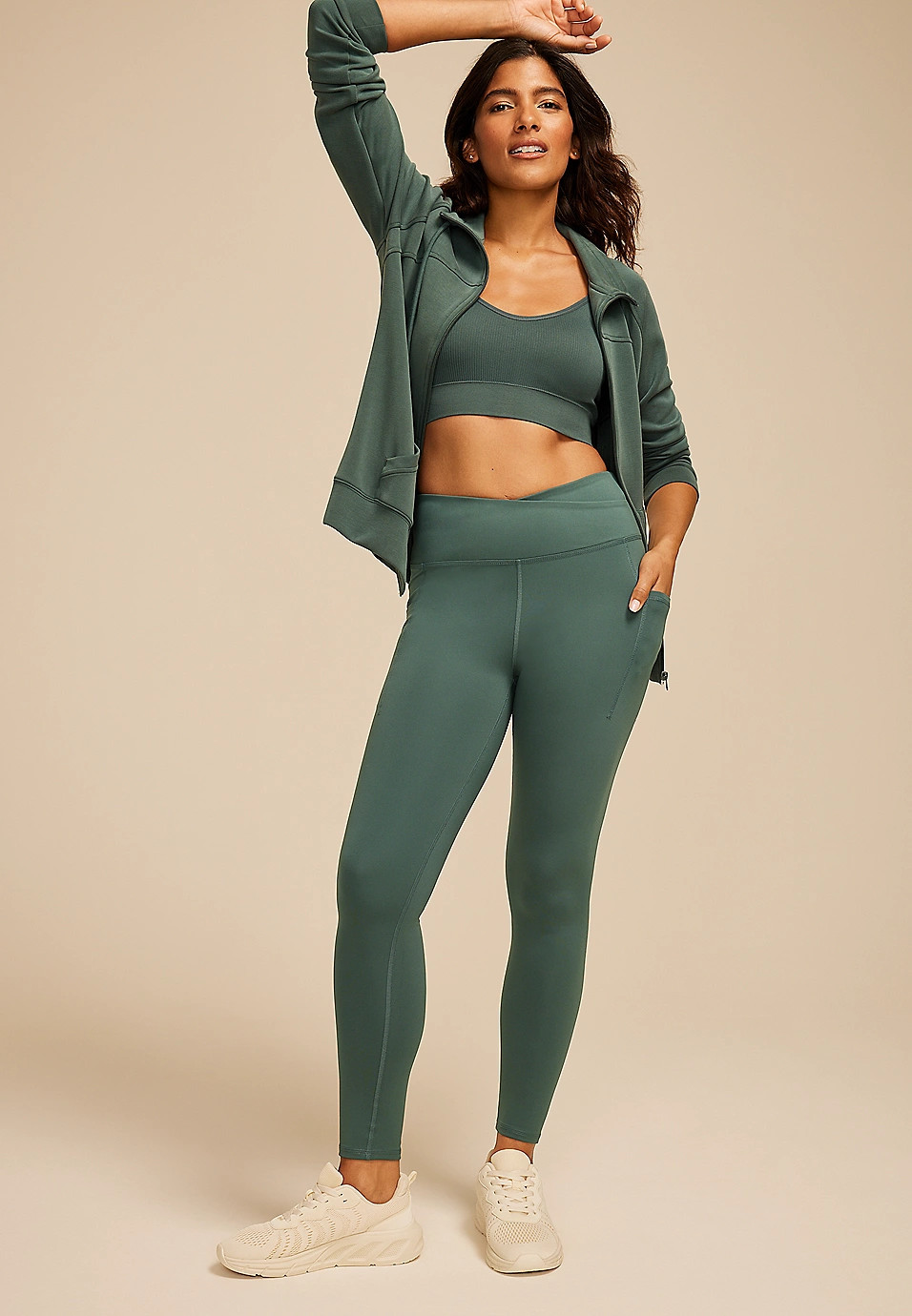 Smooth Crossover High Rise Legging | Maurices
