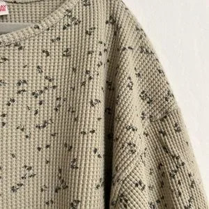 Zara baby girl floral waffle knit sweater top | Poshmark