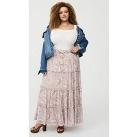 Tiered Drawstring Skirt in Multi | Torrid (US & Canada)