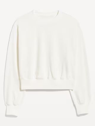 Drop-Shoulder Cropped Sweatshirt | Old Navy (US)