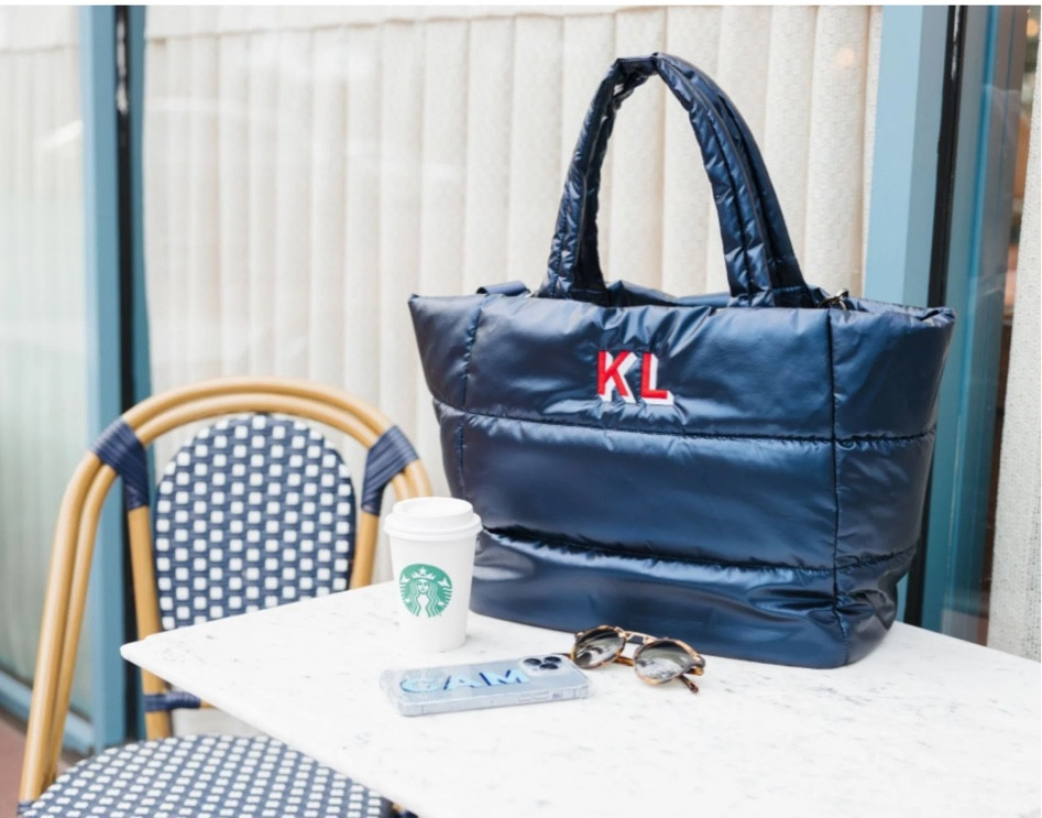 Puffer bag. 😍
#totebag #bag #monogrammed

#LTKitbag #LTKfindsunder50 #LTKtravel