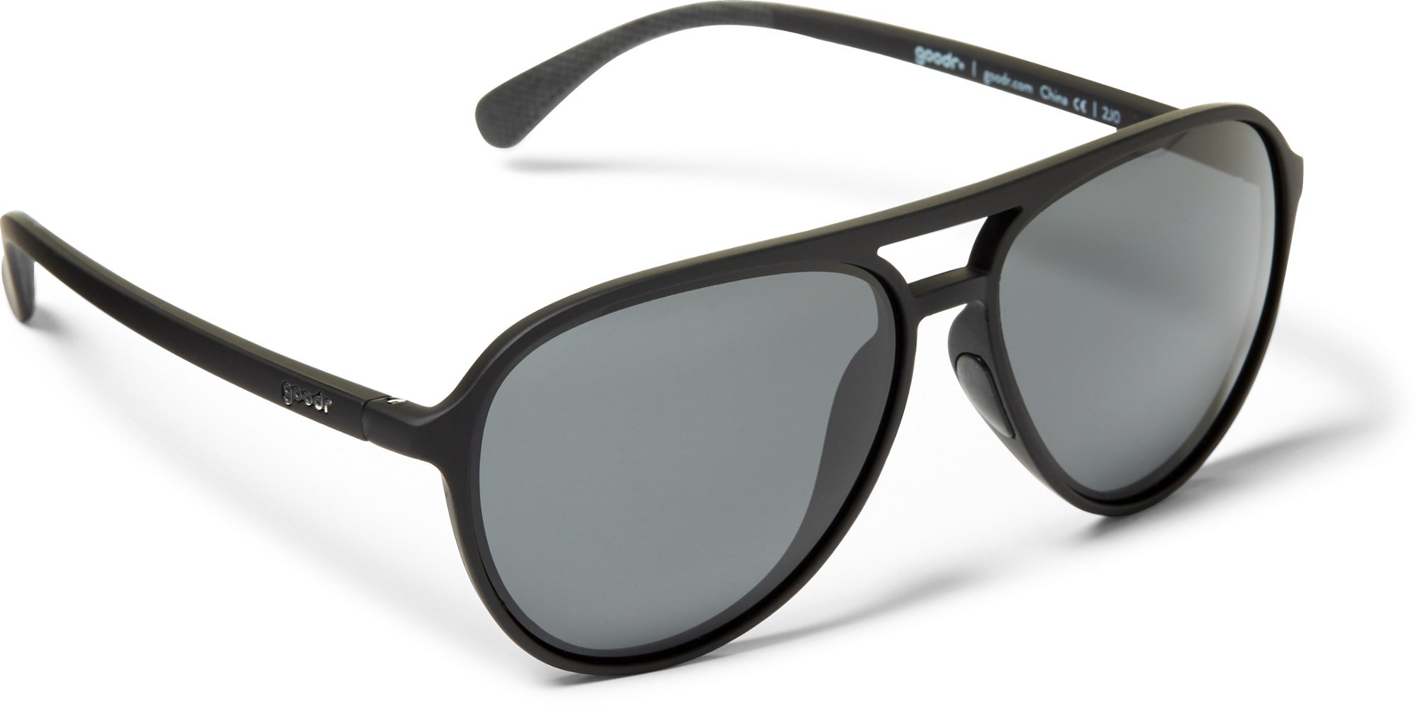 goodr Mach G Polarized Sunglasses Black Black | REI