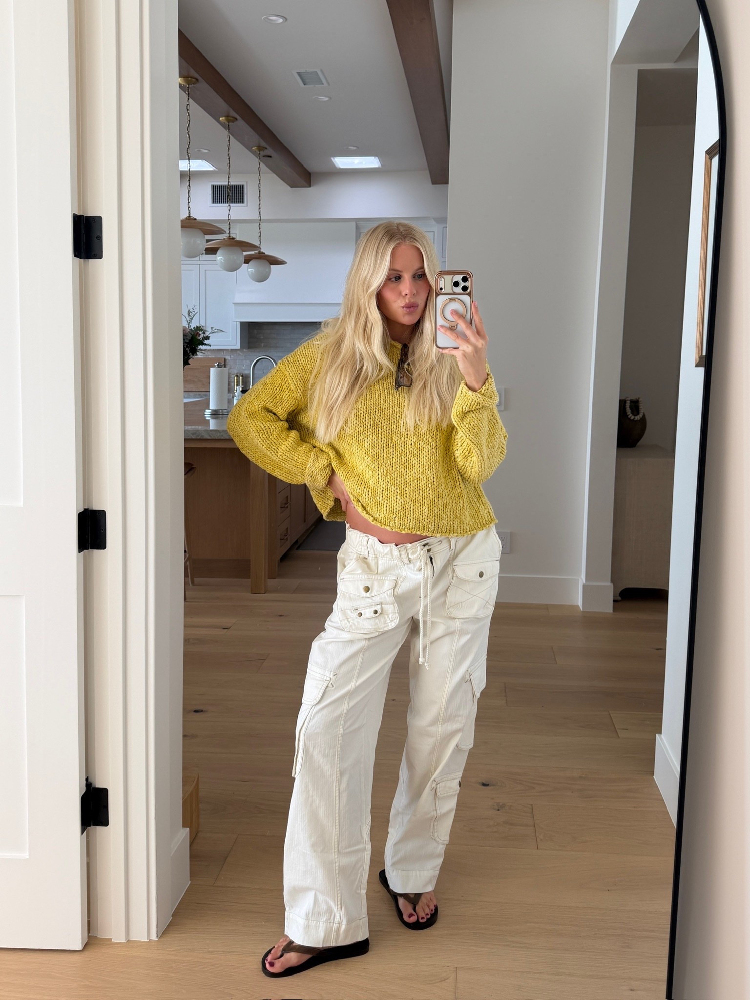 Wearing a medium in sweater (mango mint), medium in pants (sized up for pregnancy, color tofu), shoes run tts! #kathleenpost

Spring transition, errands outfit, coffee run, school drop off, school pick up, bump friendly, maternity

#LTKBump #LTKSeasonal #LTKootd