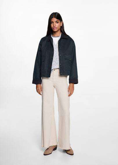 Jeans wide leg beige - Teenage girl - XXS - MANGO TEEN | Mango (US/MX/AU)