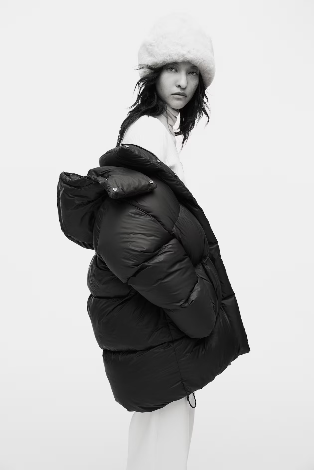 Hooded down puffer jacket | H&M (UK, MY, IN, SG, PH, TW, HK)