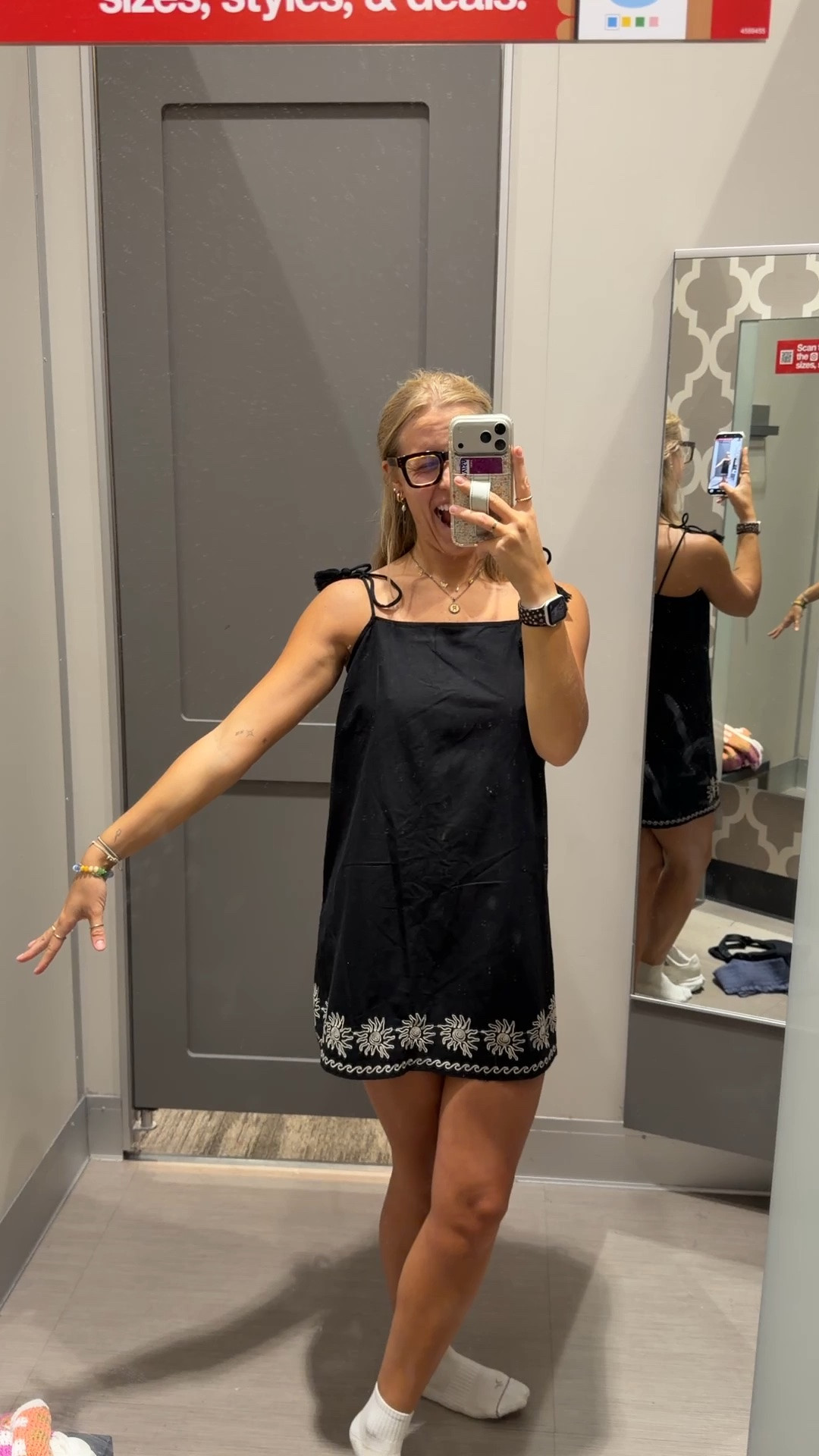 Brought this CUTE black midi sundress dress home with me from @Target!!! 🖤🤍

size small for me

Target finds, Target deals, Target dresses, summer dresses, summer deals, trending dresses, sweater dresses, fun dresses, hot deals, outfit of the day, beach outfits, beach dresses, summer sundress, watch now

#LTKSaleAlert #LTKTravel #LTKSeasonal