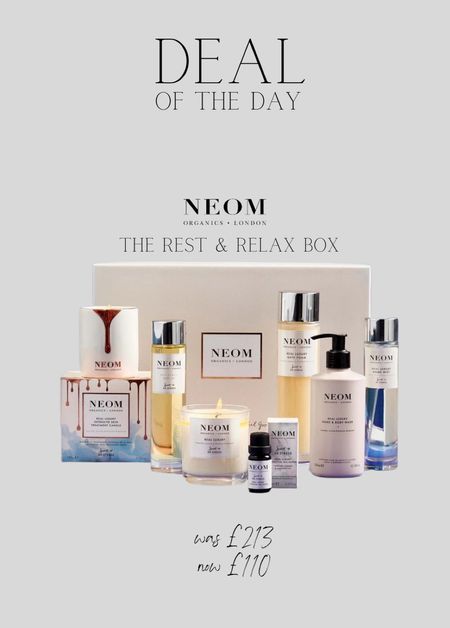 Deal of the day, neon the rest and relax box 

#LTKCyberWeek #LTKGiftGuide #LTKSeasonal