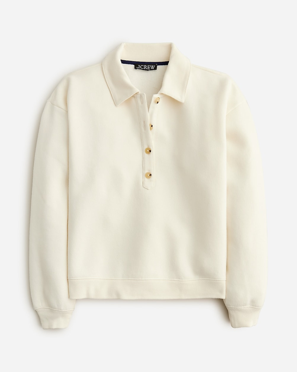 Heritage fleece polo sweatshirt | J. Crew US
