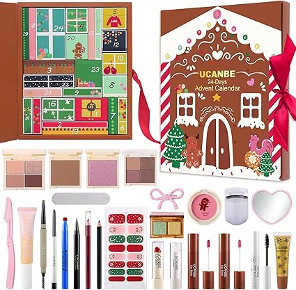 Makeup Advent Calendar 2025, 24 Days Christmas Gift Makeup Sets For Women, UCANBE 2025 Xmas Count... | Amazon (US)