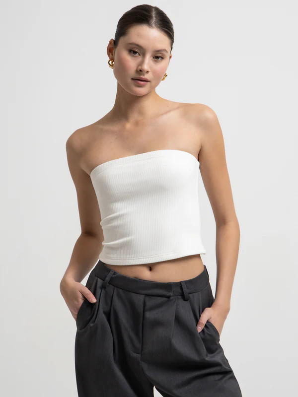 Cormac Tube Top in White | Glue Store (Australia & NZ)