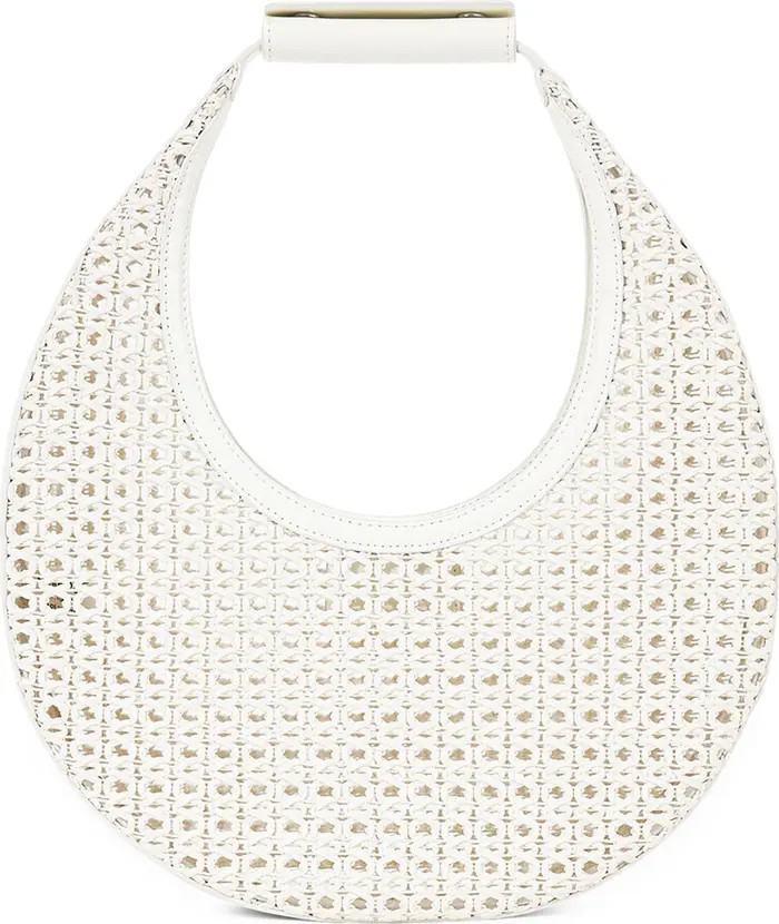 Medium Raffia Moon Shoulder Bag | Nordstrom