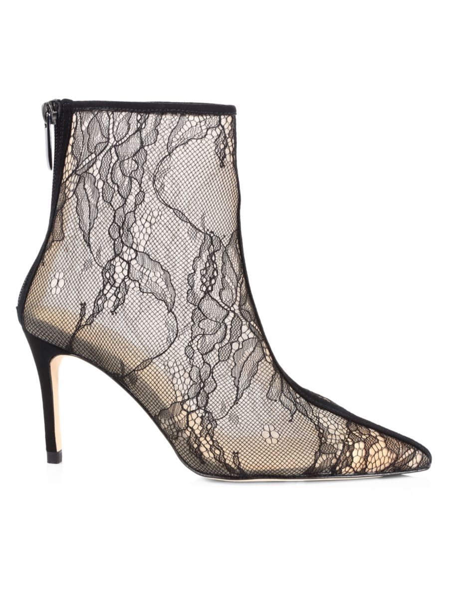 L'AGENCE Mila Lace Bootie | Saks Fifth Avenue