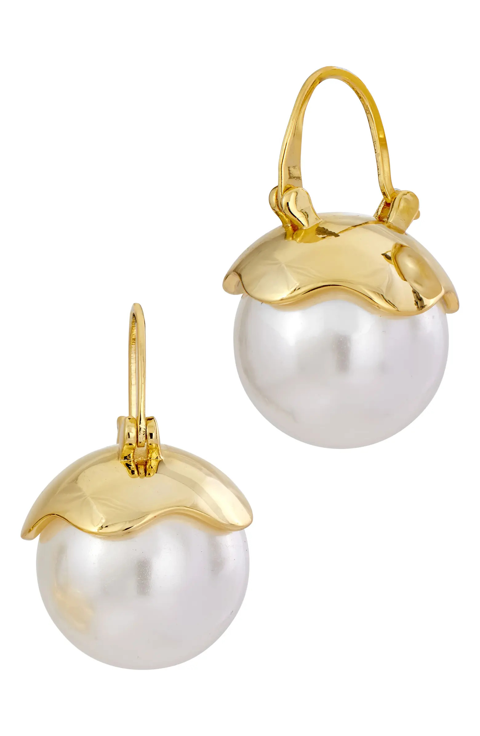 SAVVY CIE JEWELS 14.5-15mm Cultured Pearl Drop Earrings | Nordstromrack | Nordstrom Rack