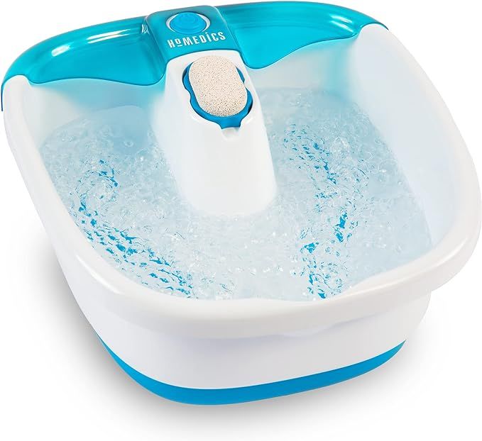 HoMedics Bubble Mate Foot Spa, Toe Touch Controlled Foot Bath with Invigorating Bubbles and Splas... | Amazon (US)