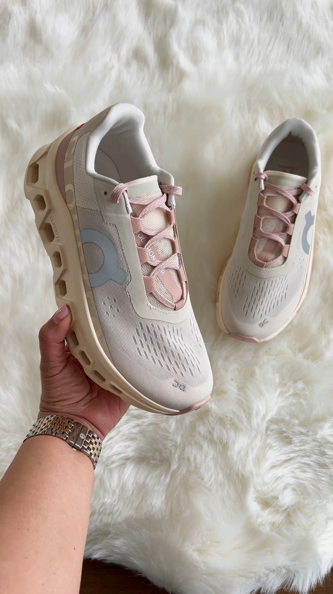 ON Cloudmonster sneakers on sale 30% off! Love this style, especially the touches of pink! Super comfy and true to size. 

#LTKGiftGuide #LTKShoeCrush #LTKCyberWeek