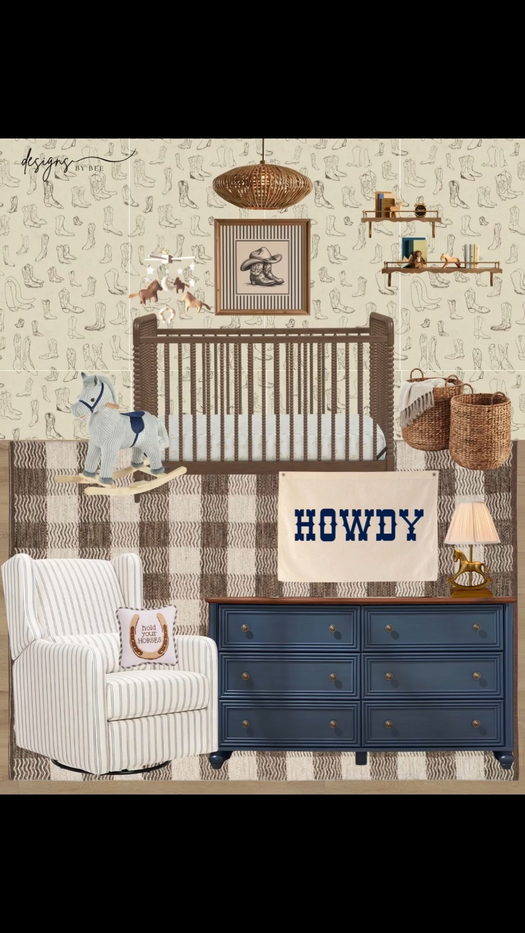 cowboy nursery 

#LTKBaby #LTKHome #LTKmomlife