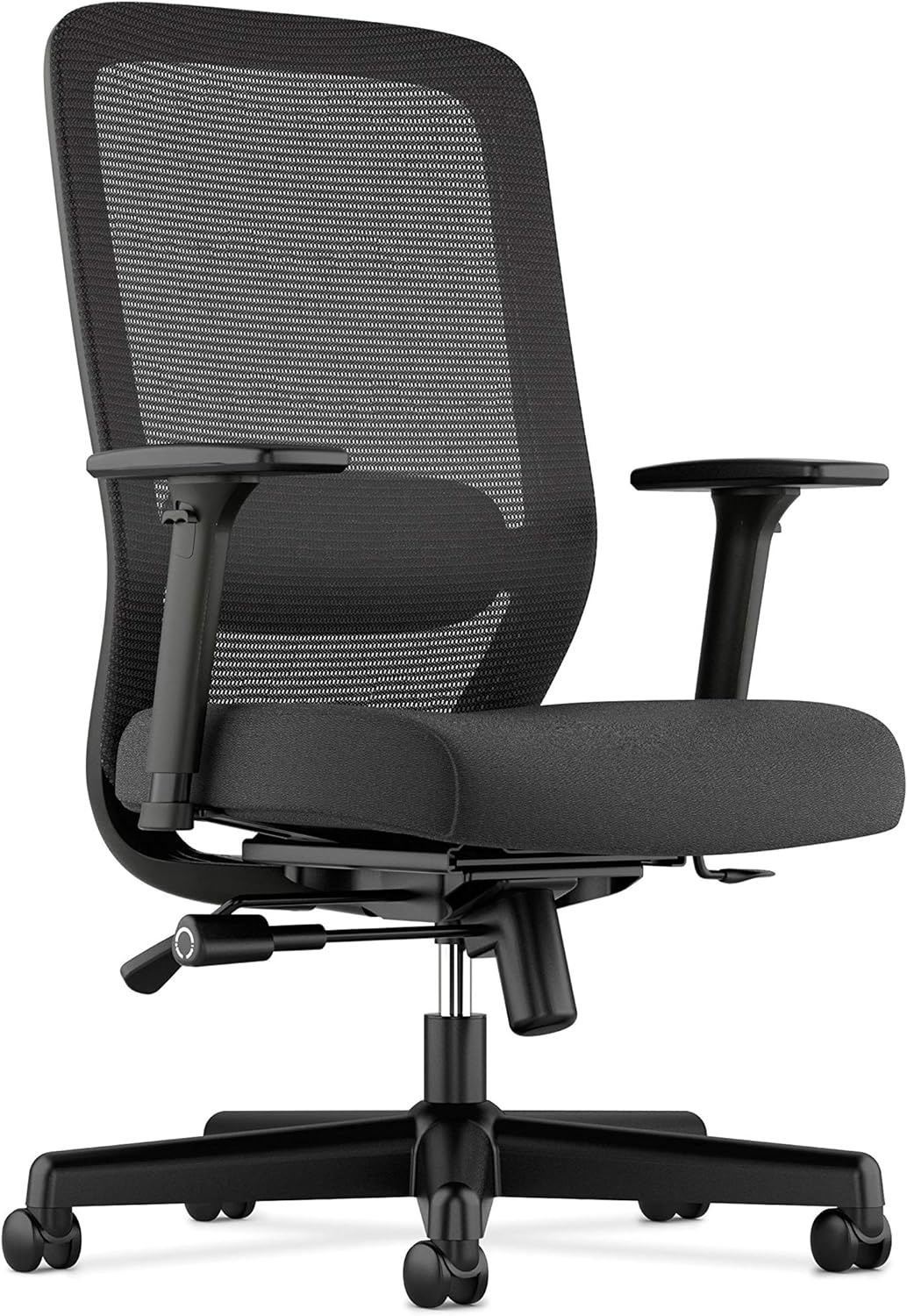 HON Exposure Mesh Task Computer Chair with 2-Way Adjustable Arms for Office Desk, Black (HVL721),... | Amazon (US)