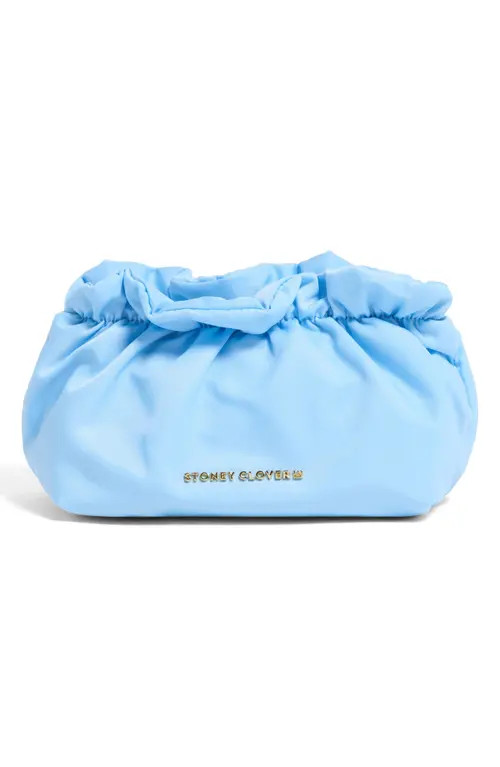 Stoney Clover Lane Bow Nylon Pouch in Periwinkle at Nordstrom | Nordstrom
