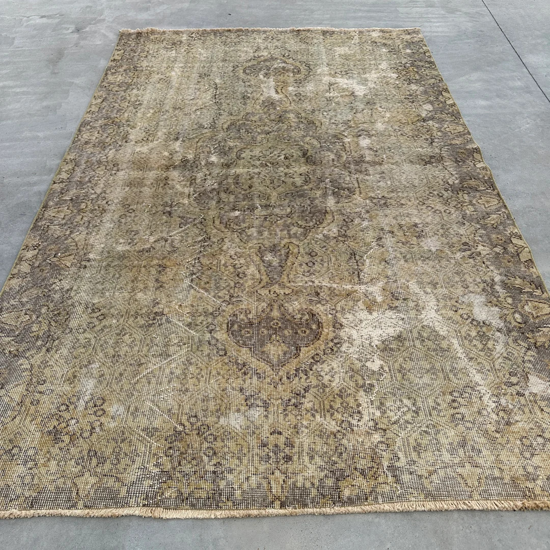 6x9 Large Rugs, Turkish Rug, Vintage Rug, Antique Anatolian Rug, Rugs for Bedroom, 5.4x8.3 Ft Gre... | Etsy (US)