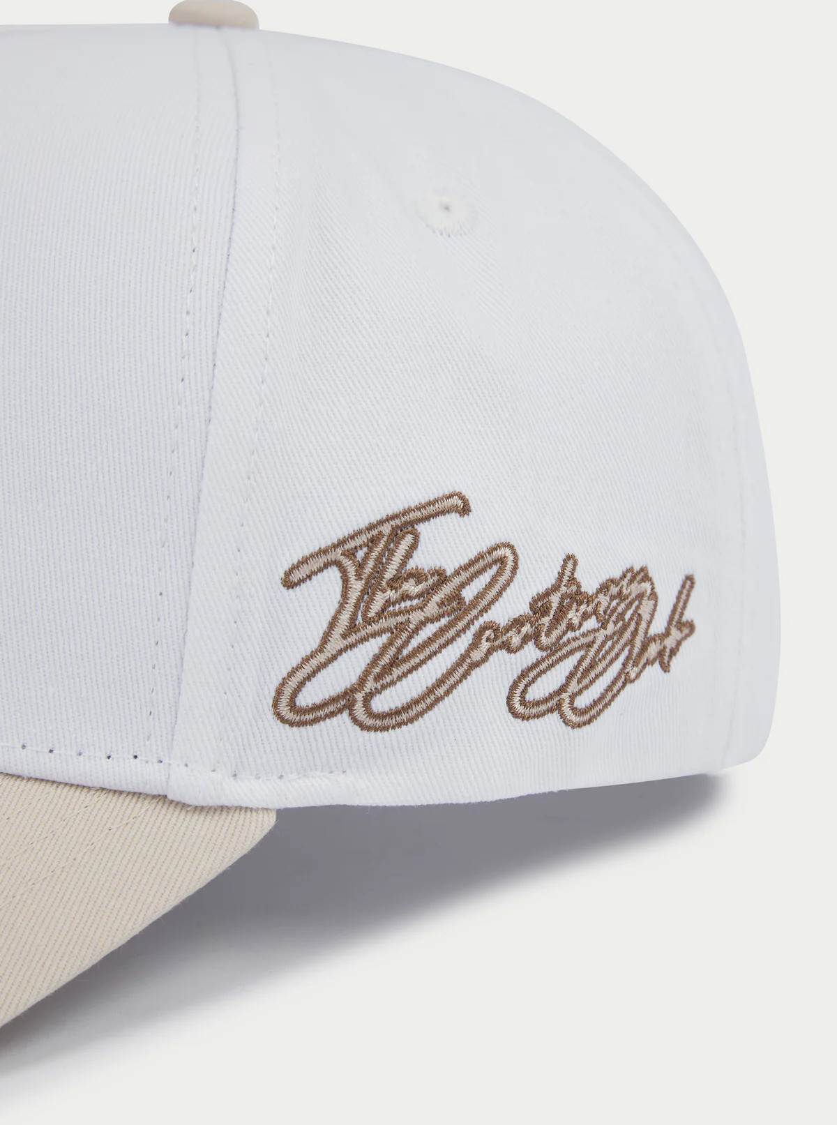 COLOUR BLOCK CAP - BEIGE | The Couture Club