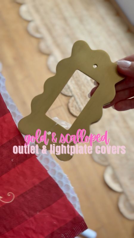 These gold & scalloped outlet covers have added just the right amount of charm to our home. ✨ 

wiggle switch plate from Anthropologie @anthroliving #anthroliving 

#LTKhome #LTKVideo #LTKfindsunder50