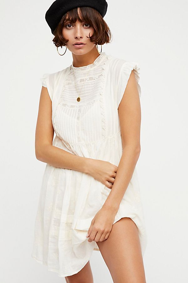 Nobody Like You Embroidered Mini Dress | Free People (Global - UK&FR Excluded)