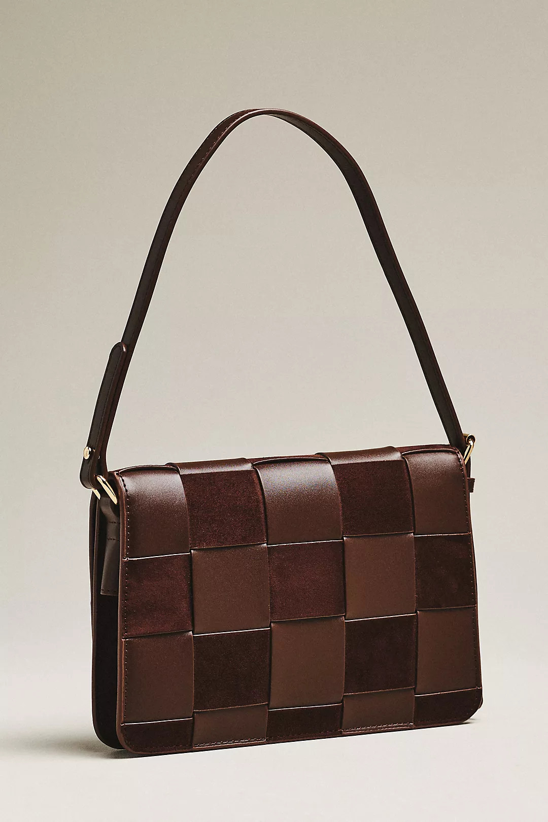 Faux-Suede Woven Shoulder Bag | Anthropologie (US)