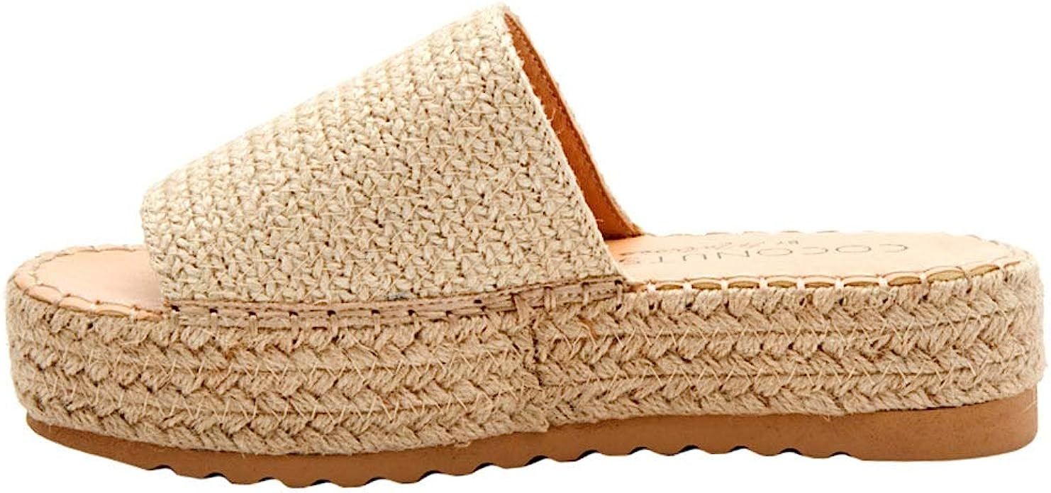 Matisse Women's Beach Collection Del Mar Stacked Platform Sandal (Natural, 8) | Amazon (US)