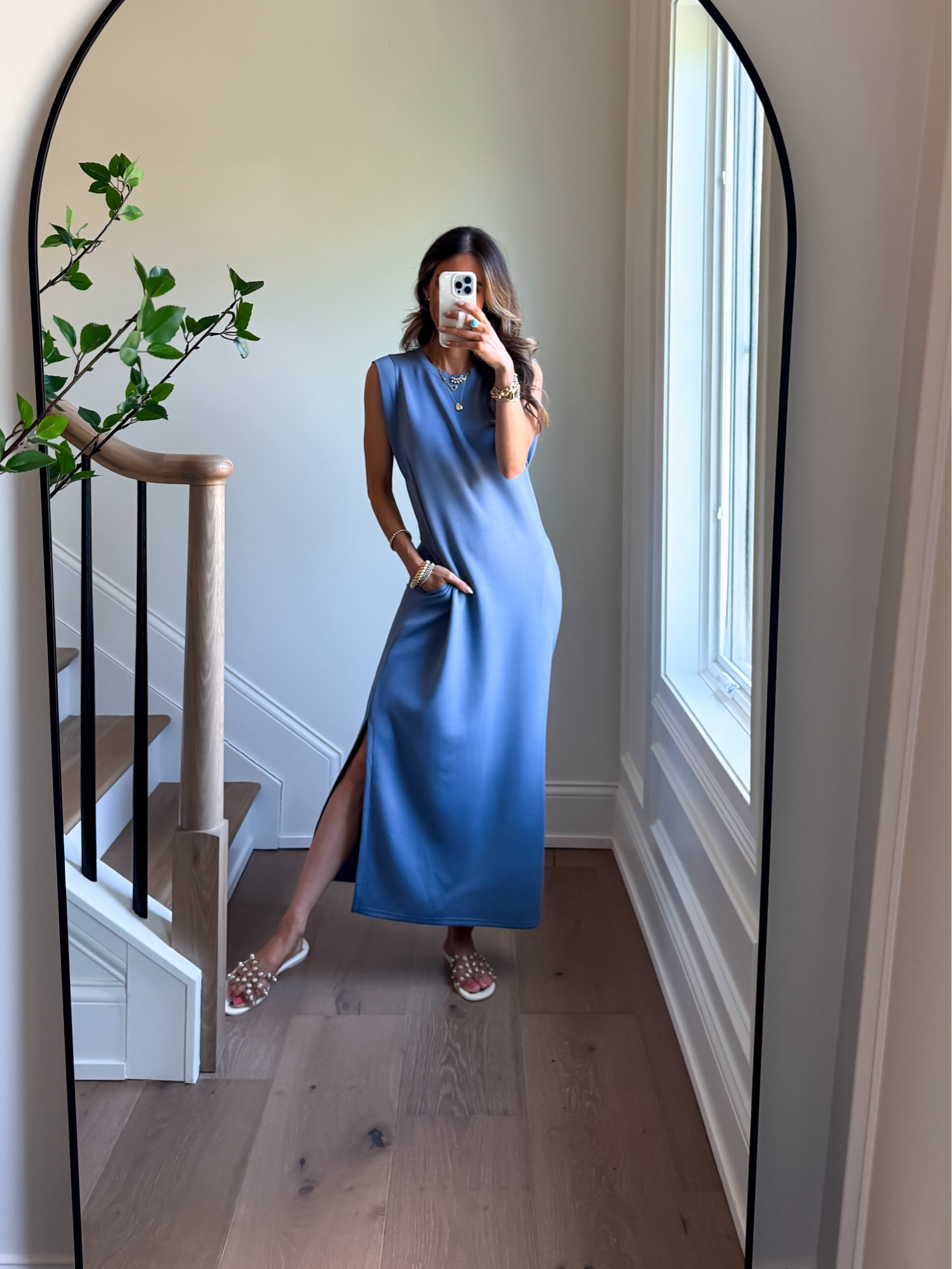 Wearing a xsmall maxi dress - super soft! 

#LTKmomlife #LTKgrwm #LTKootd