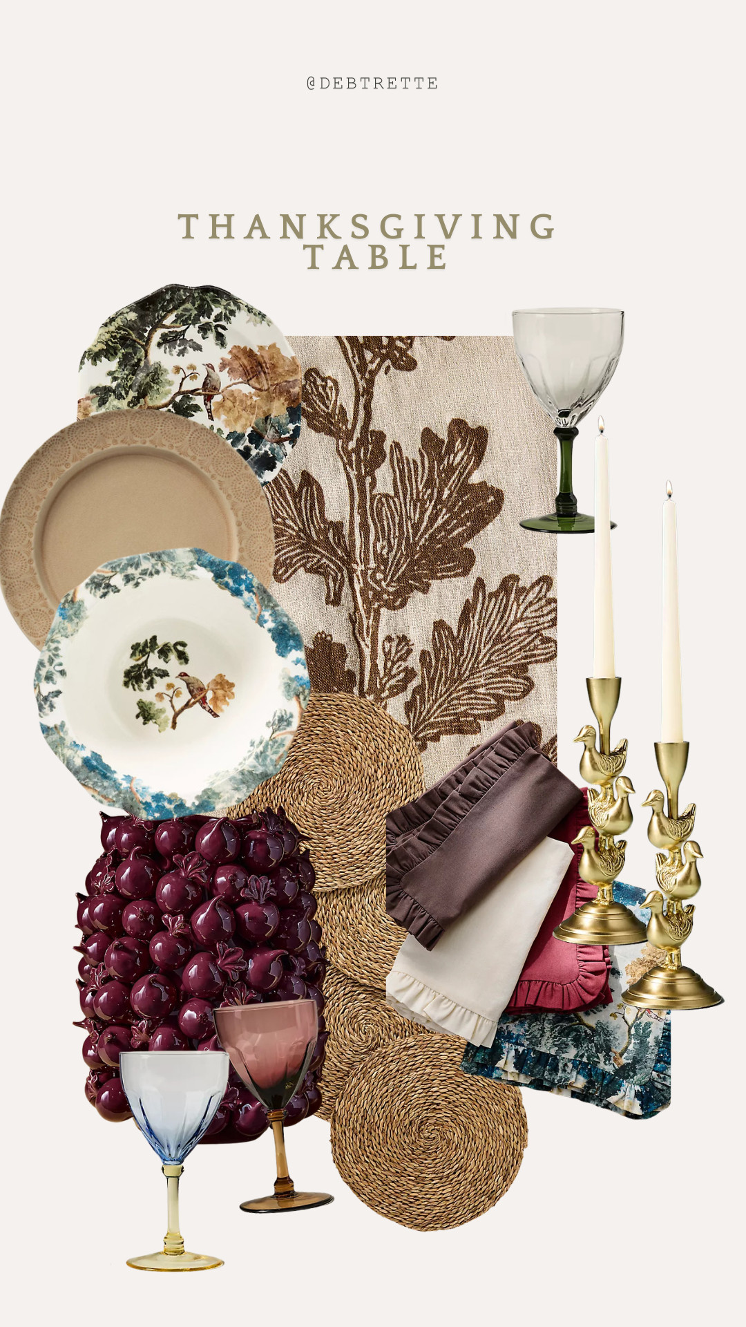 Thanksgiving Table  | pieces I am loving for this year 

 #LTKSeasonal #LTKHome